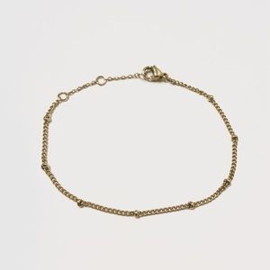 Gold Plated Spheres Bracelet